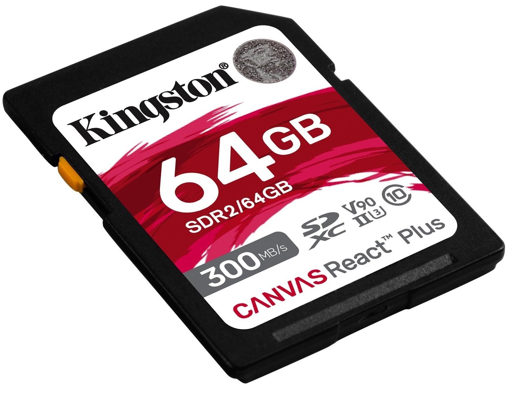 Карта пам`яті Kingston SDXC 64GB C10 UHS-II U3 R300/W260MB/s (SDR2/64GB)