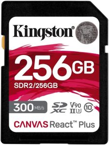 Карта пам`яті Kingston SDXC 256GB C10 UHS-II U3 R300/W260MB/s (SDR2/256GB)