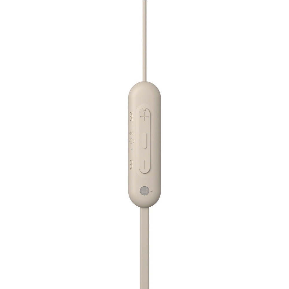 Навушники Bluetooth Sony WI-C100 Beige (WIC100C.CE7)