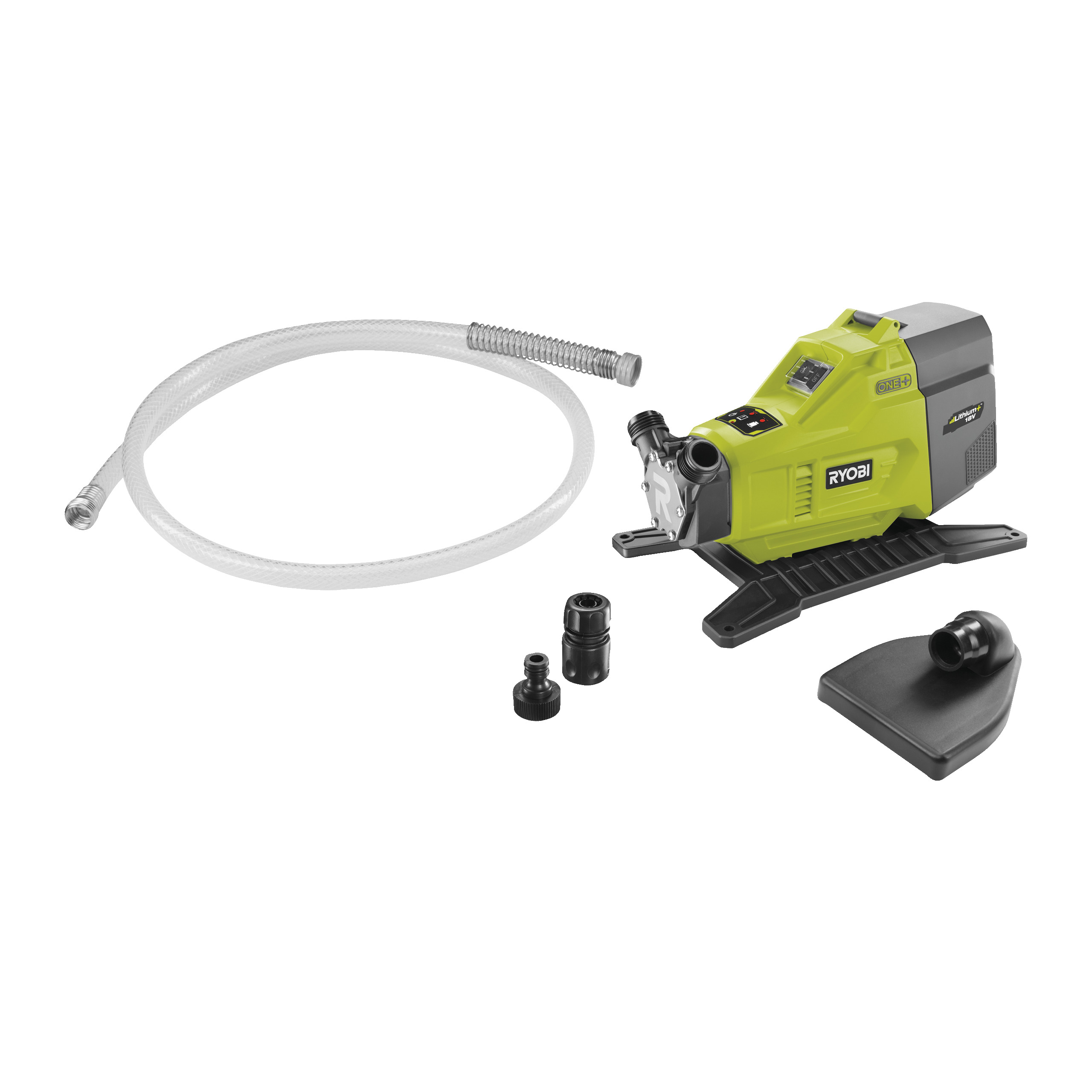 Насос для води Ryobi R18TP-0,  18В ONE+, 1500л/г, вис. 14 м, (без АКБ та ЗП), 3.24кг