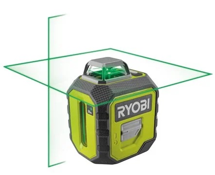 Нивелир лазерный Ryobi RB360GLL, 25 М, 360° (5133005310)