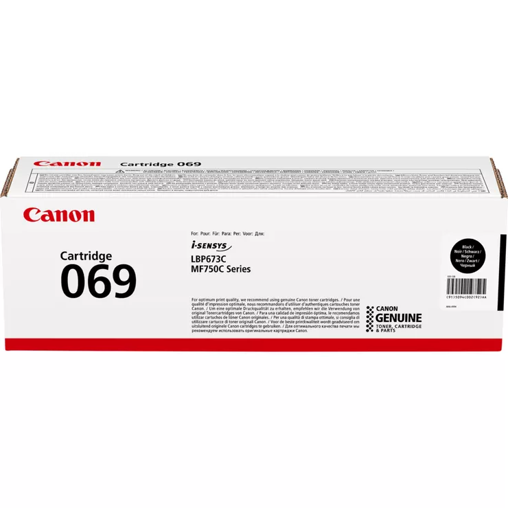 Картридж Canon 069 MF752Cdw/MF754Cdw/LBP673Cdw Black (2100 стор)