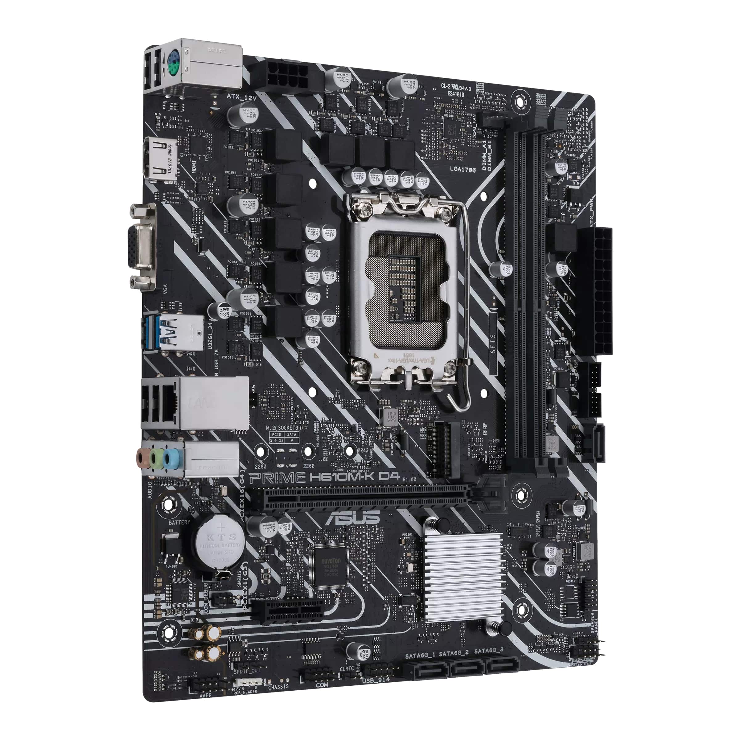 Материнська плата ASUS PRIME H610M-K D4 (90MB1A10-M0EAY0)