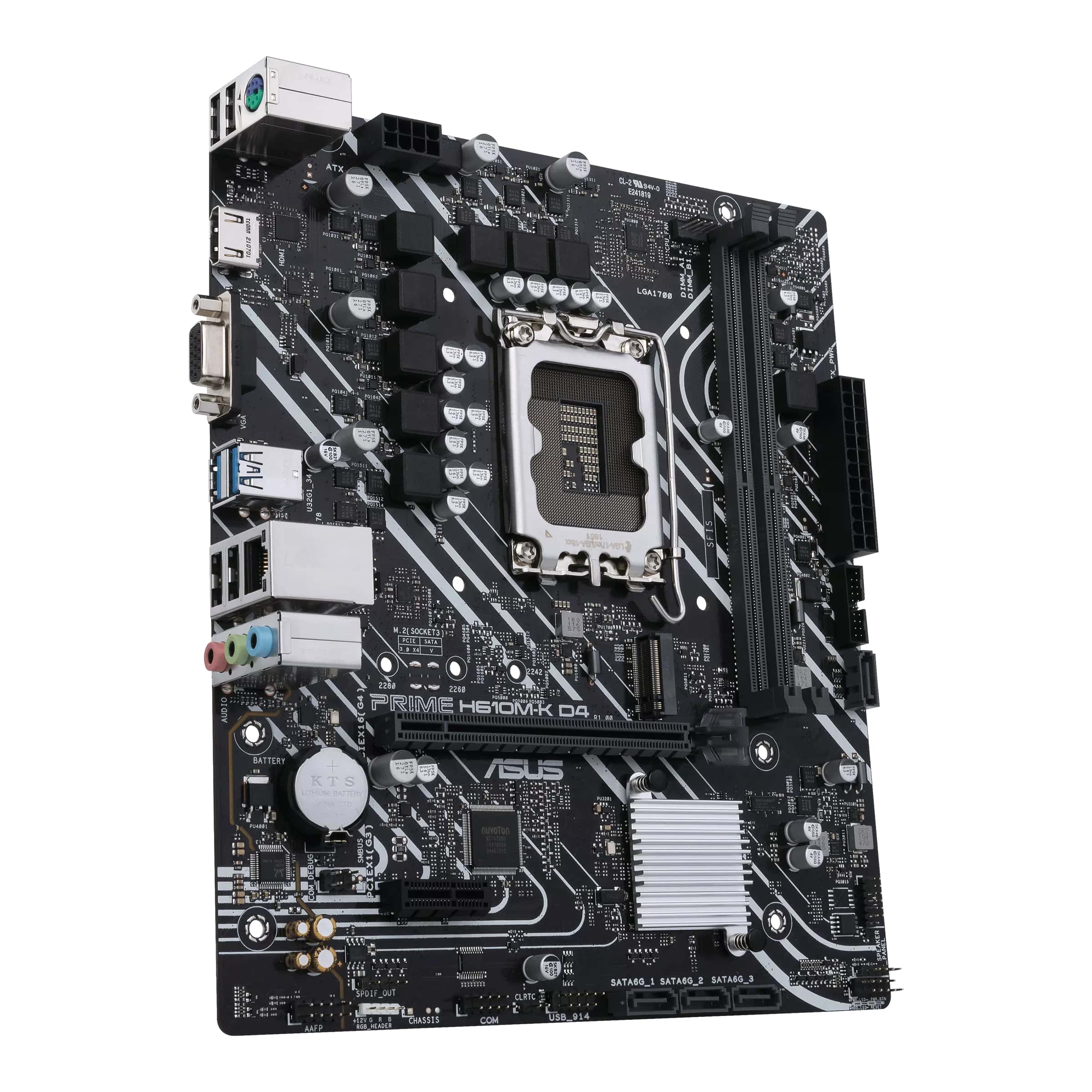 Материнська плата ASUS PRIME H610M-K D4 (90MB1A10-M0EAY0)