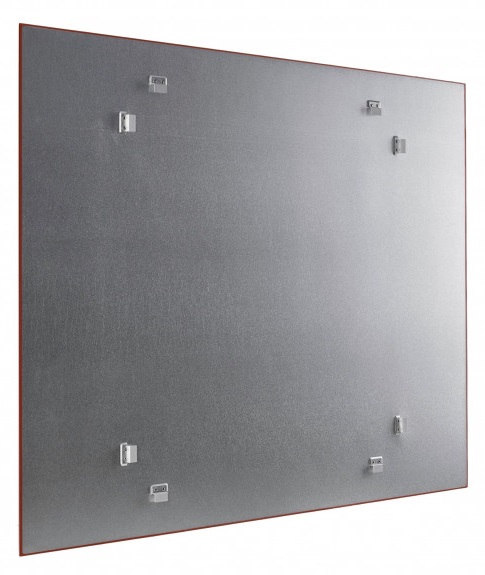 Дошка магнітно-маркерна 1200x900 червона Magnetoplan Glassboard-Red