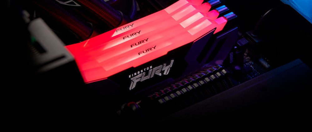 Пам'ять ПК Kingston DDR5 16GB 6000 FURY Renegade RGB (KF560C32RSA-16)