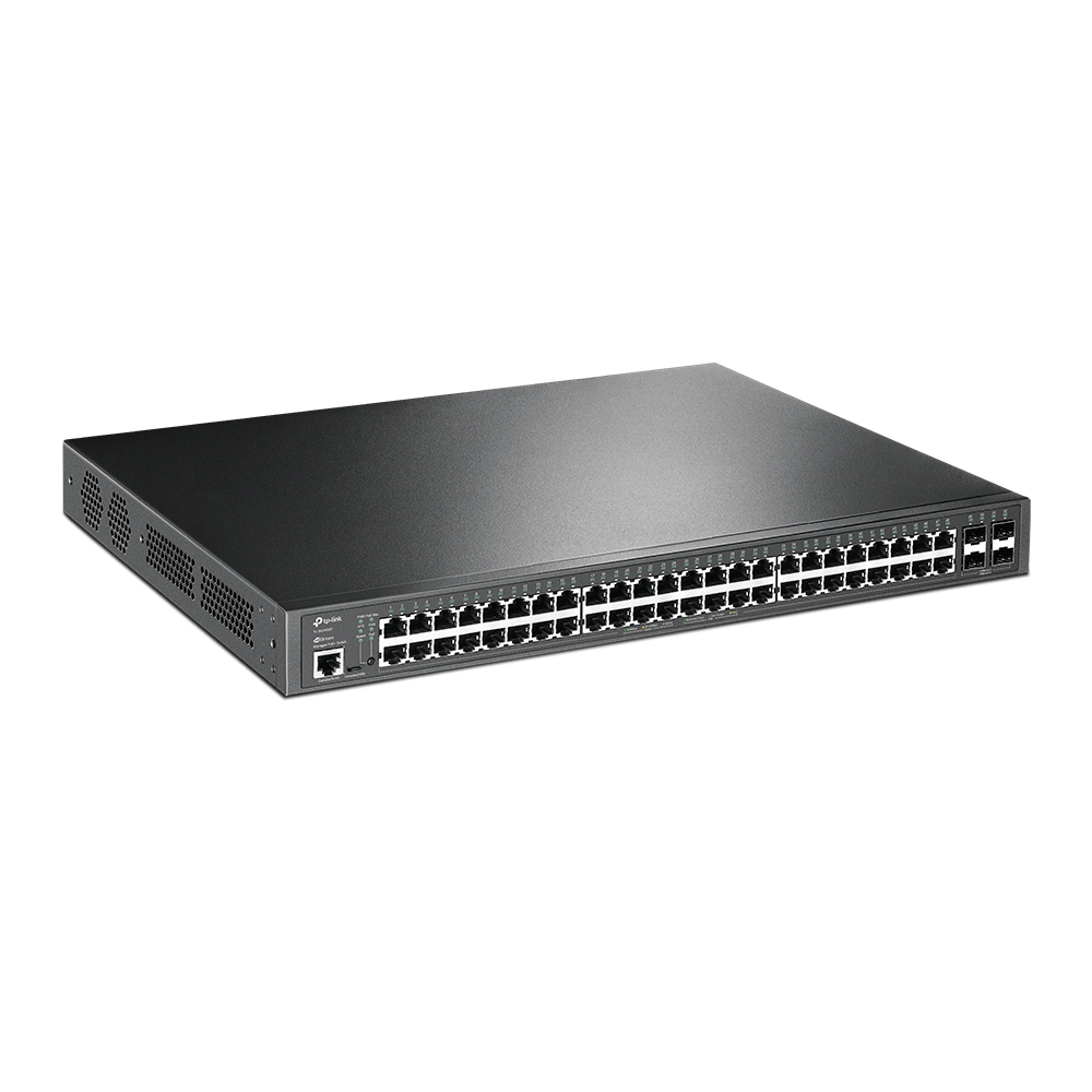 Комутатор TP-LINK TL-SG3452P 48xGE/PoE+384W 4xGE SFP L2 19" 1U