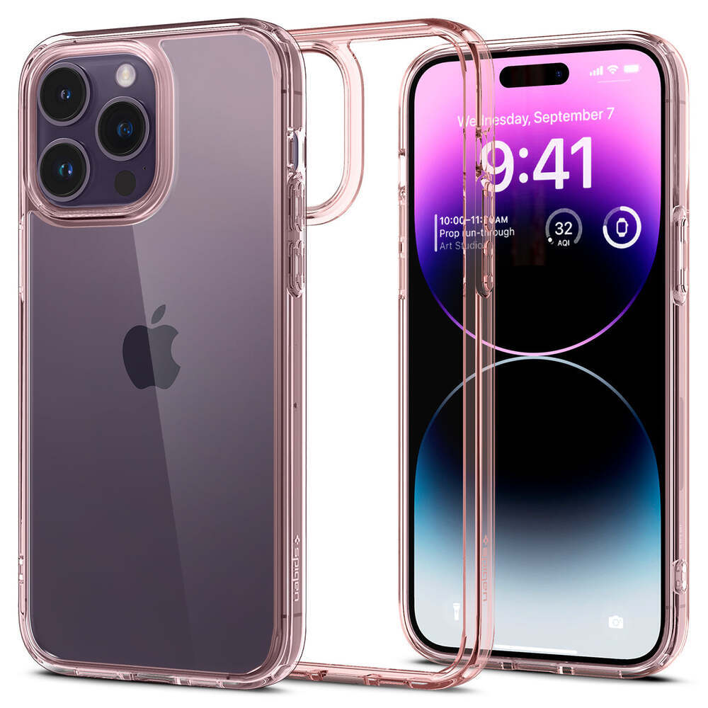 Чохол Spigen Apple iPhone 14 Pro Max Ultra Hybrid Rose Crystal (ACS04818)