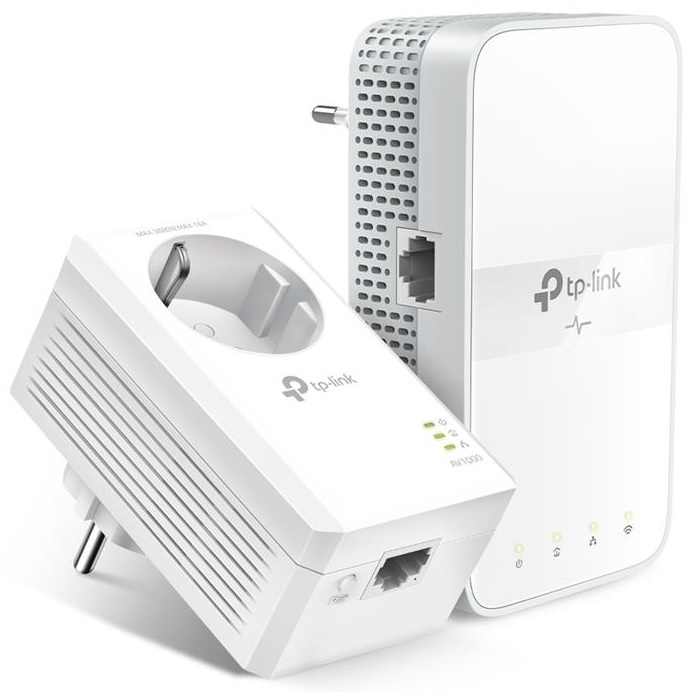 Адаптер Powerline TP-LINK TL-WPA7617KIT (TL-WPA7617 + AC1200 AV1000 1xGE MESH розетка)