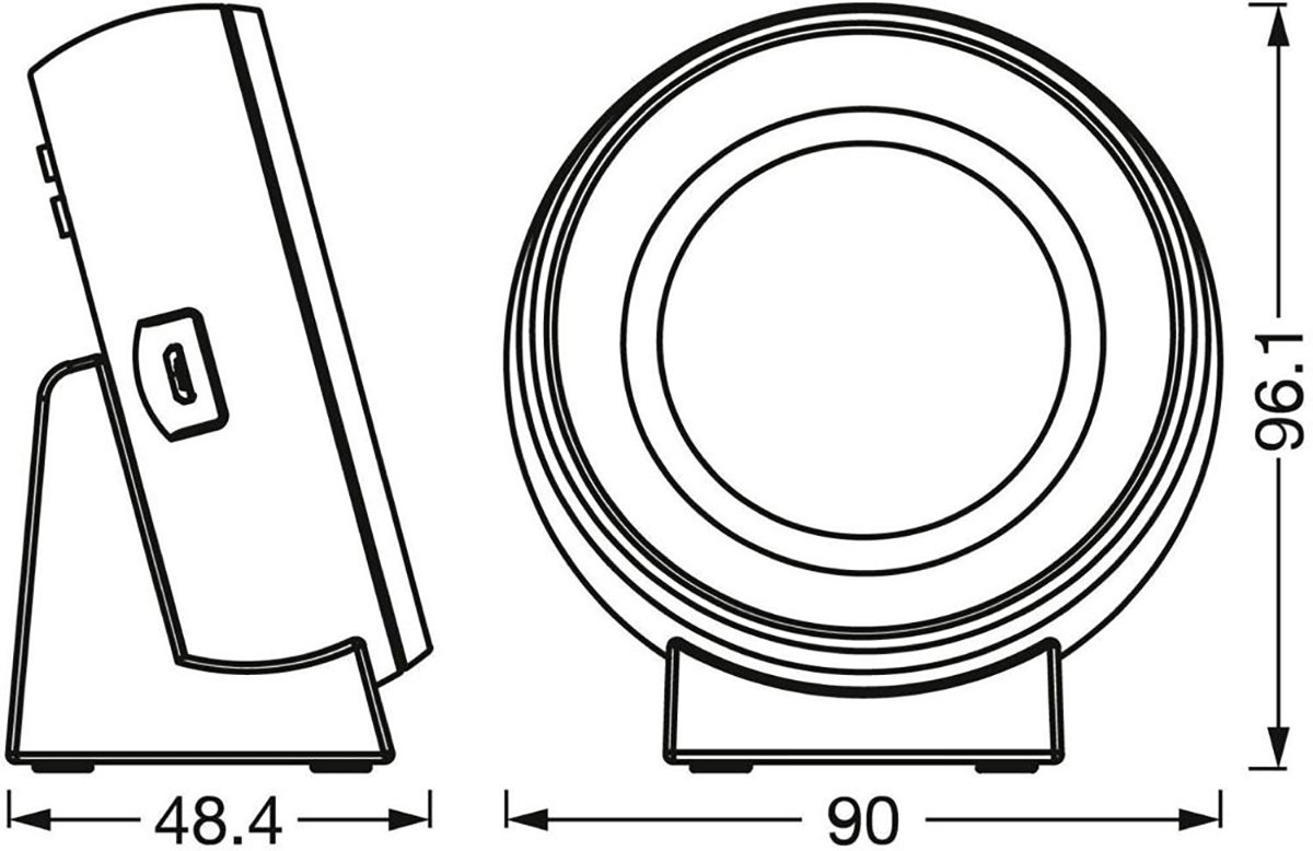 Нічник OLEDVANCE Nighlux CLOCK (4058075757721)