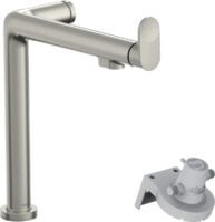 Змішувач Hansgrohe Aqittura M91, 285 мм, поворотний, FilterSystem 240, під сталь (76804800)