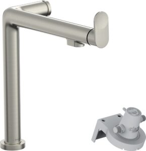 Змішувач Hansgrohe Aqittura M91, 285 мм, поворотний, FilterSystem 240, під сталь (76804800)