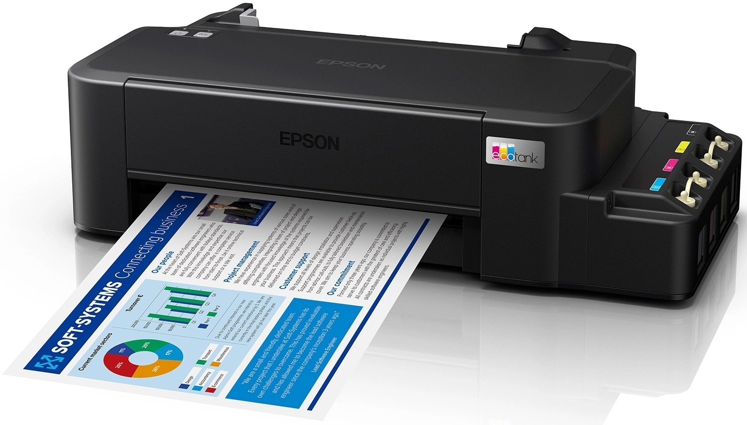 Принтер струменевий Epson L121 Фабрика друку (C11CD76414)