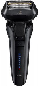 Бритва електр. Panasonic сіткова, 14000 об/хв,  бритв.головок-5, Li-Ion, сух.+волог., тример, чехол,Док-ст., чорний