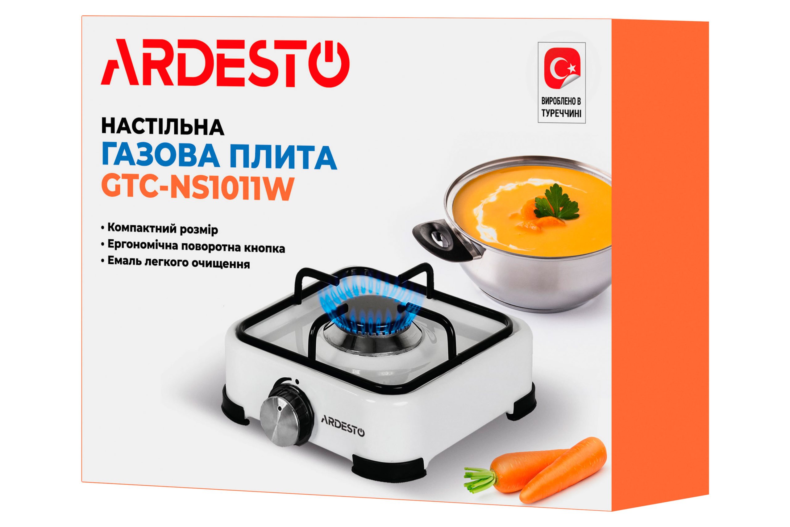 Настільна плита газова Ardesto GTC-NS1011W