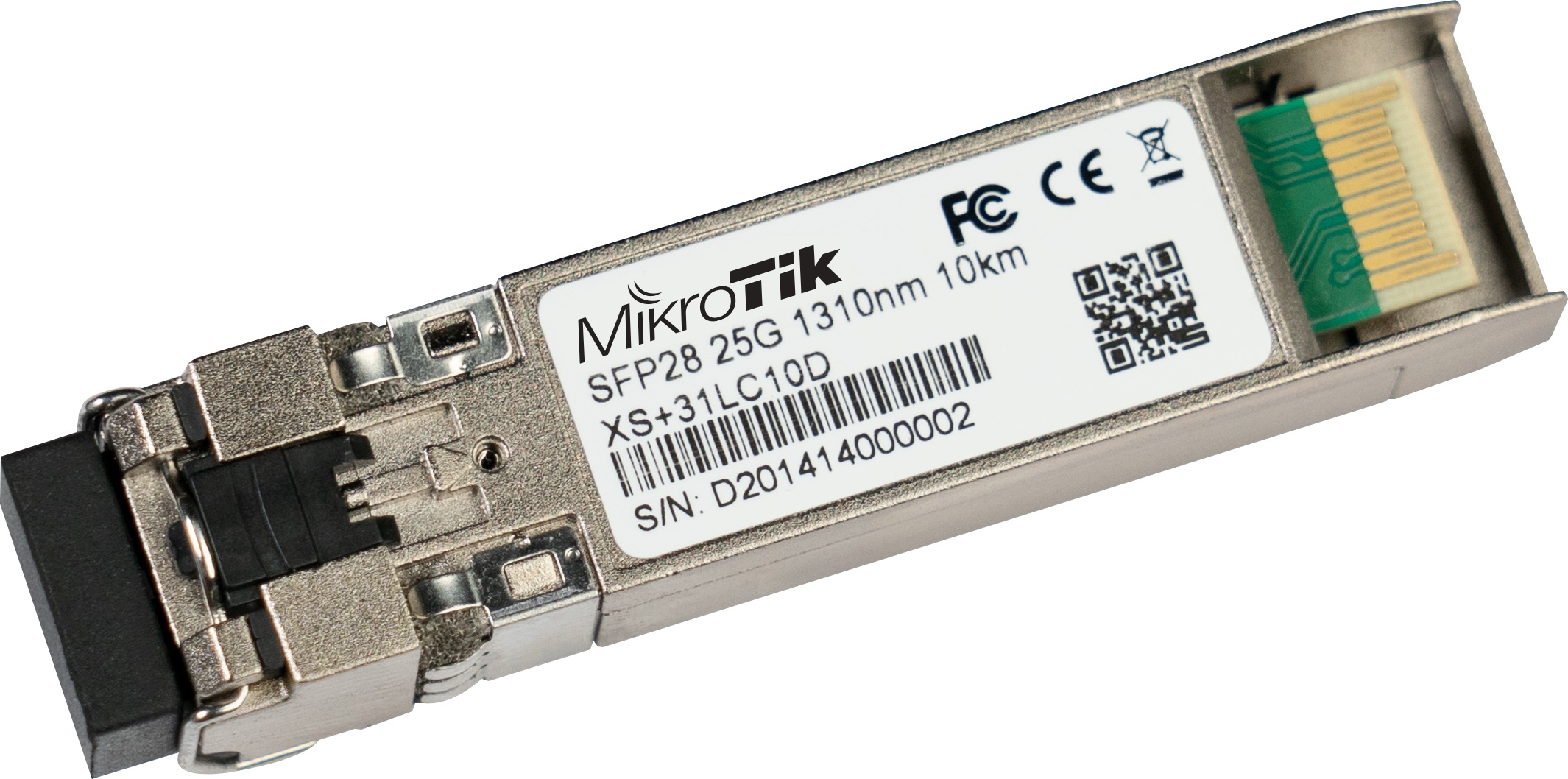 SFP28 трансивер MikroTik XS+31LC10D SFP/SFP+/SFP28, 10км (XS+31LC10D)