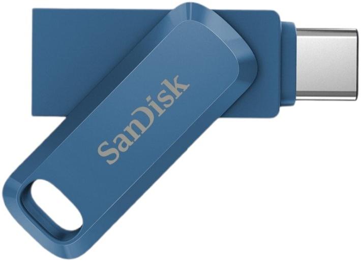 Накопичувач SanDisk 128GB USB-Type C Ultra Dual Drive Go Navy Blue (SDDDC3-128G-G46NB)