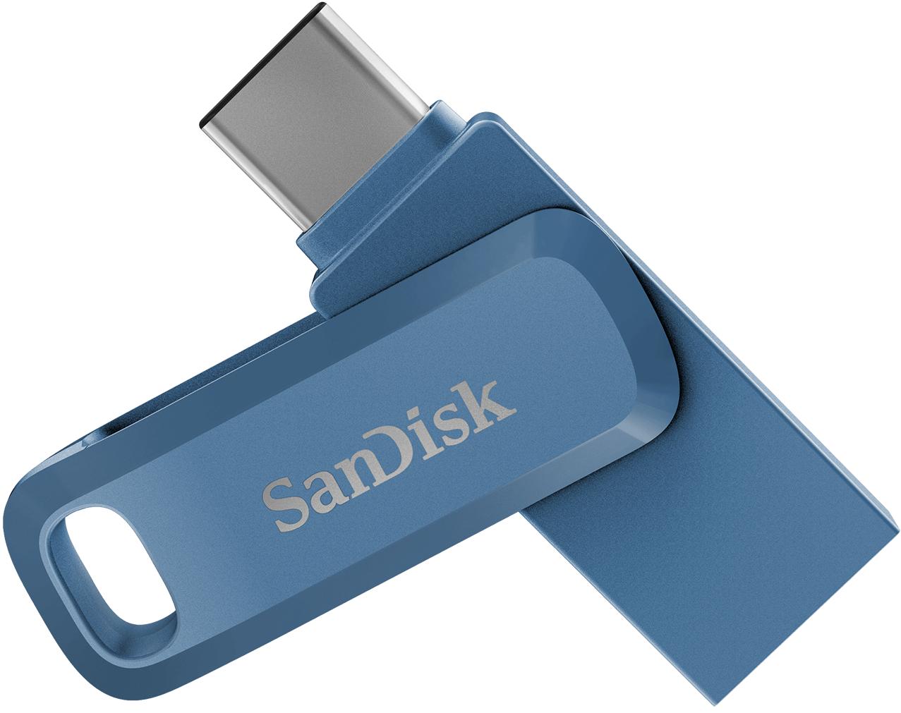 Накопичувач SanDisk 128GB USB-Type C Ultra Dual Drive Go Navy Blue (SDDDC3-128G-G46NB)