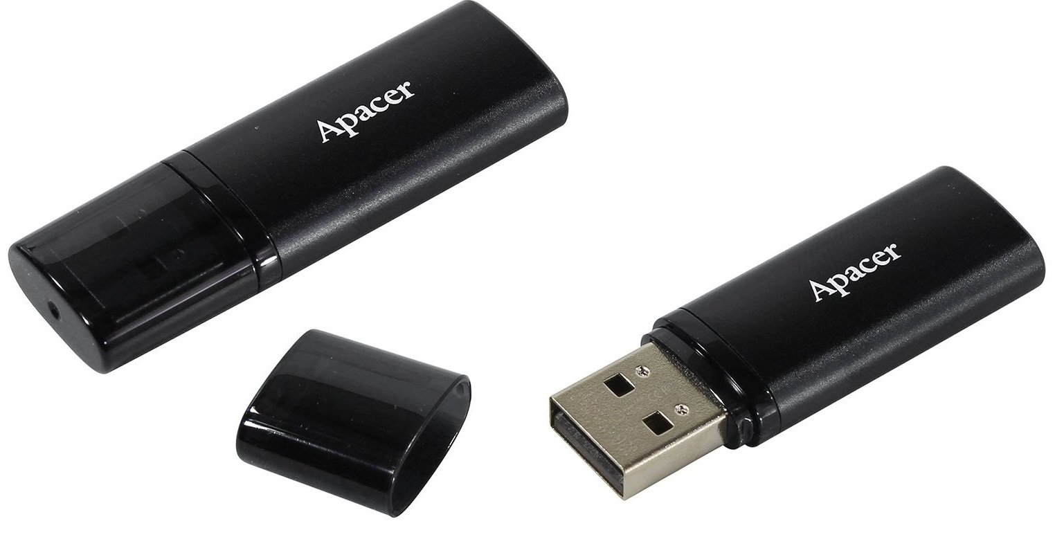 Накопичувач APACER 32GB USB 3.1 AH25B Black (AP32GAH25BB-1)