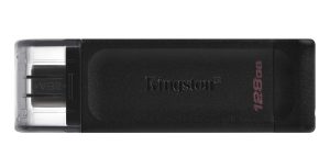 Накопичувач USB-C 3.2 KINGSTON DT70 128GB (DT70/128GB)