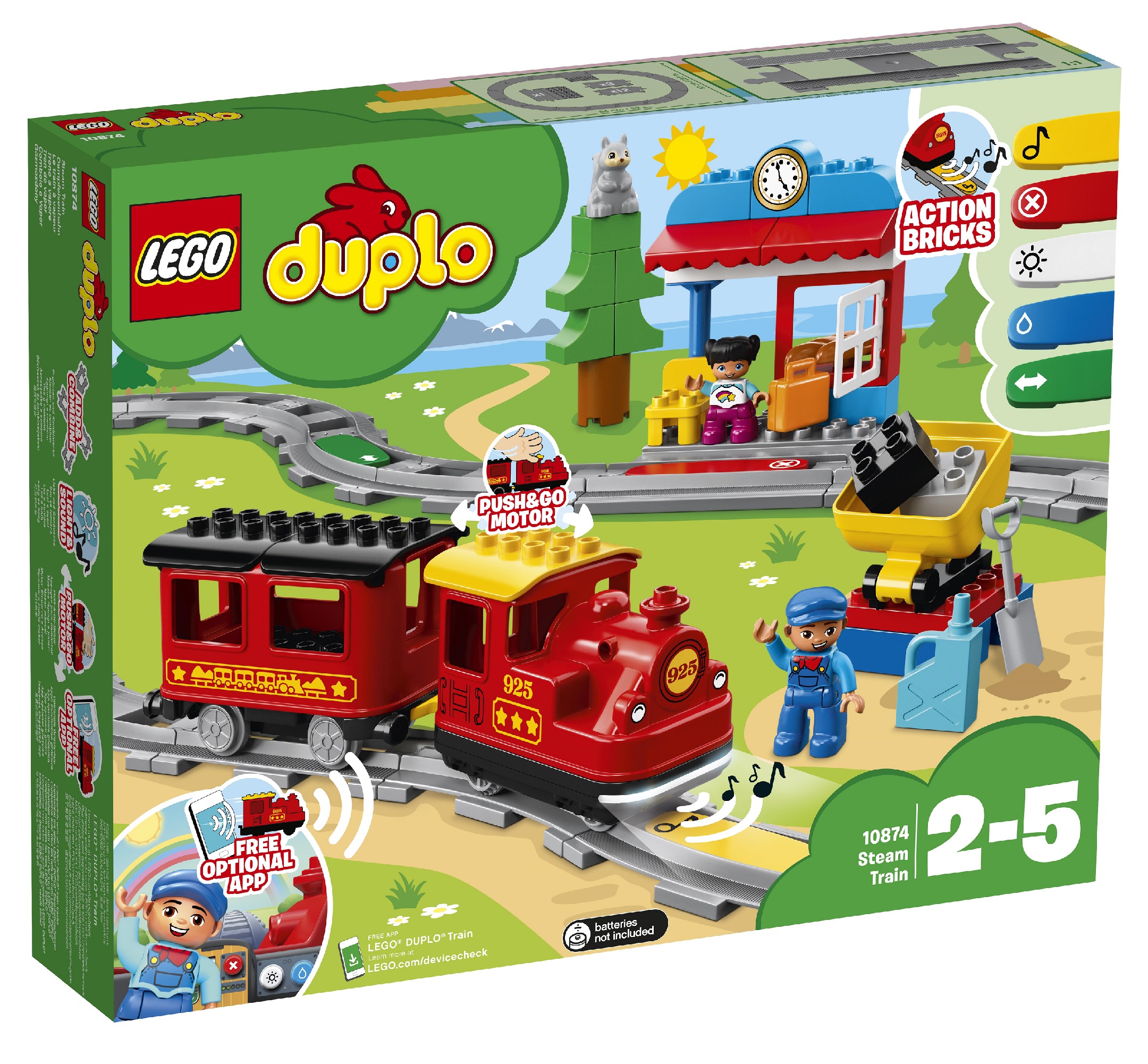 LEGO 10874 DUPLO Town Потяг на паровій тязі