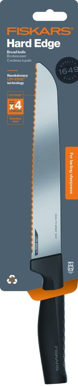 Нож для хлеба Fiskars Hard Edge 22 см (1054945)