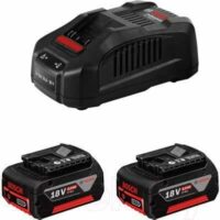 Набір акумуляторів + зарядний пристрій Bosch GBA 18В 2х4.0Aч, ЗУ GAL 18V-40 (1.600.A01.9S0)