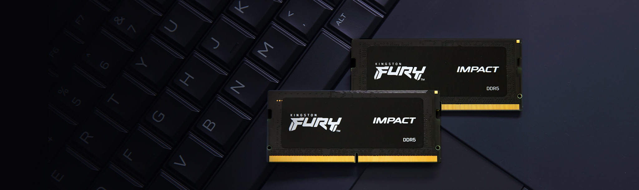 Пам'ять ноутбука Kingston DDR5 16GB 5600 FURY Impact PnP (KF556S40IB-16)