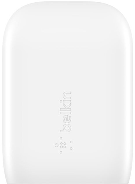 Зарядний пристрій мережевий Belkin 30Вт USB-С PD PPS, кабель USB-С > USB-C, 1м, білий