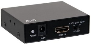 Діембеддер C2G HDMI audio на toslink, mini jack (C2G41003)