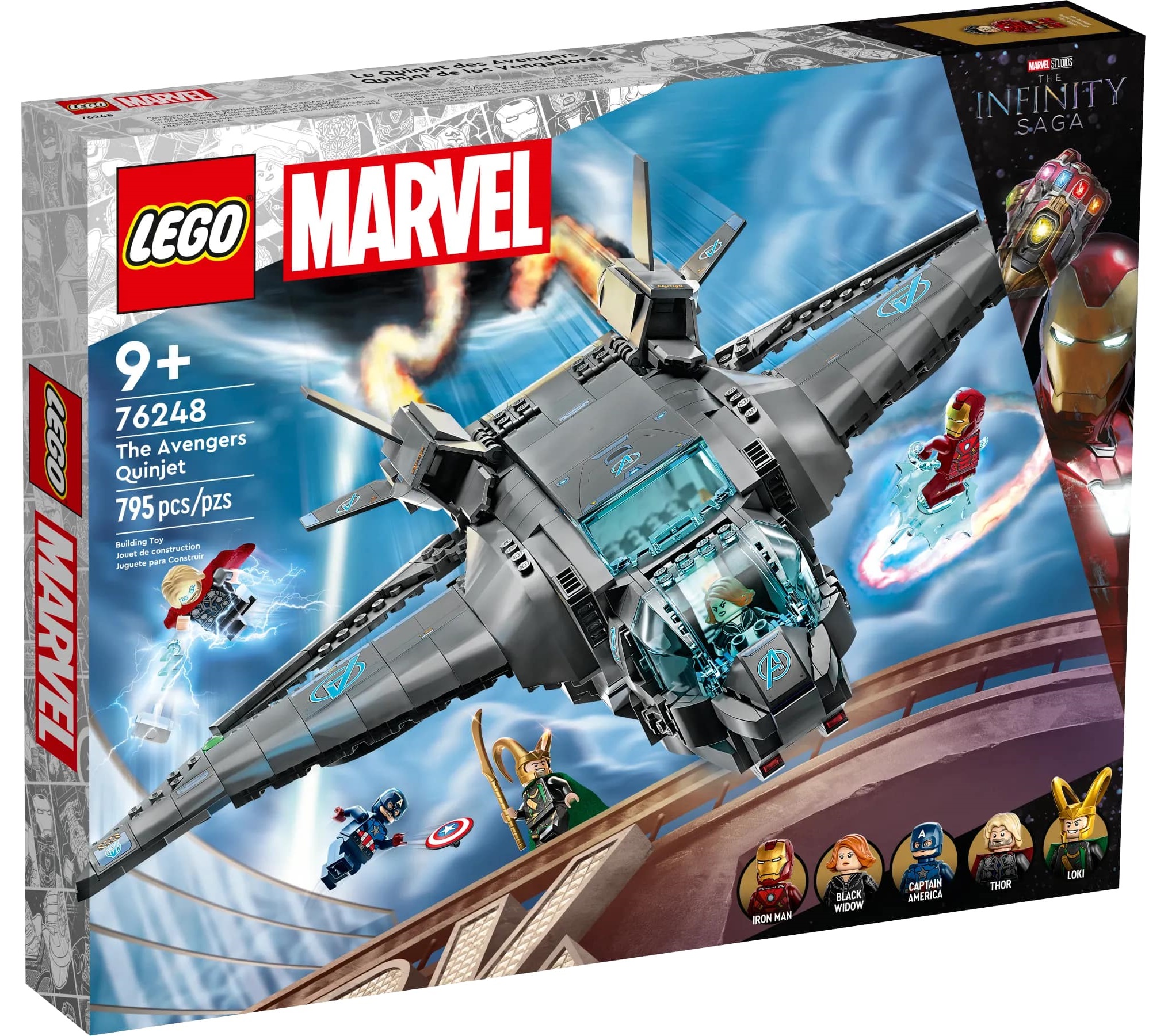 LEGO 76248 Super Heroes Квінджет Месників