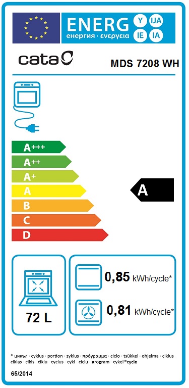 Духовой шкаф Cata MDS 7208 WH