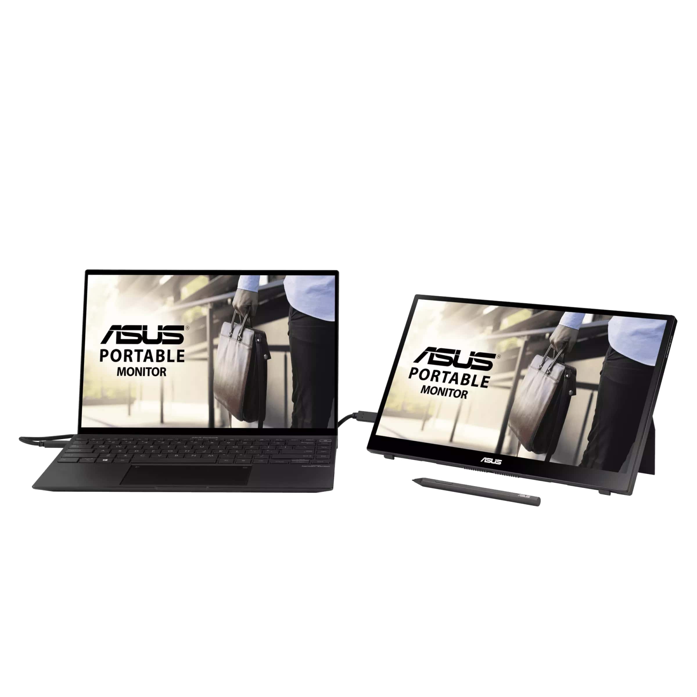 Монітор портативний 14" ASUS ZenScreen Ink MB14AHD (90LM063V-B01170)