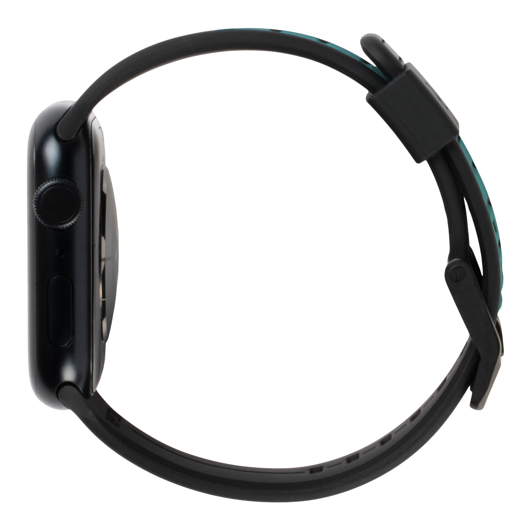 Ремінець UAG для Apple Watch 45/44/42 Torquay, Black-Turquoise (194112R1405D)