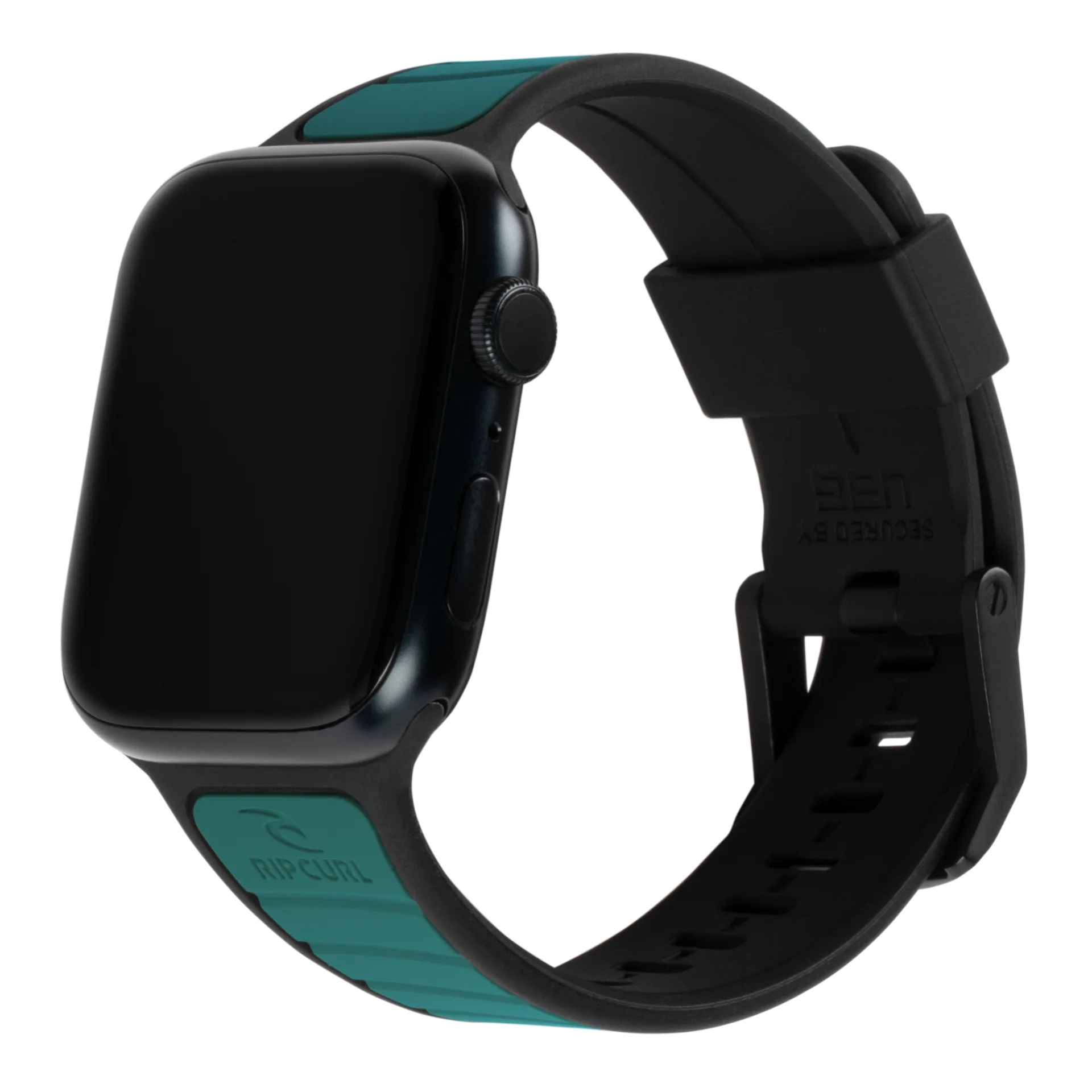 Ремінець UAG для Apple Watch 45/44/42 Torquay, Black-Turquoise (194112R1405D)