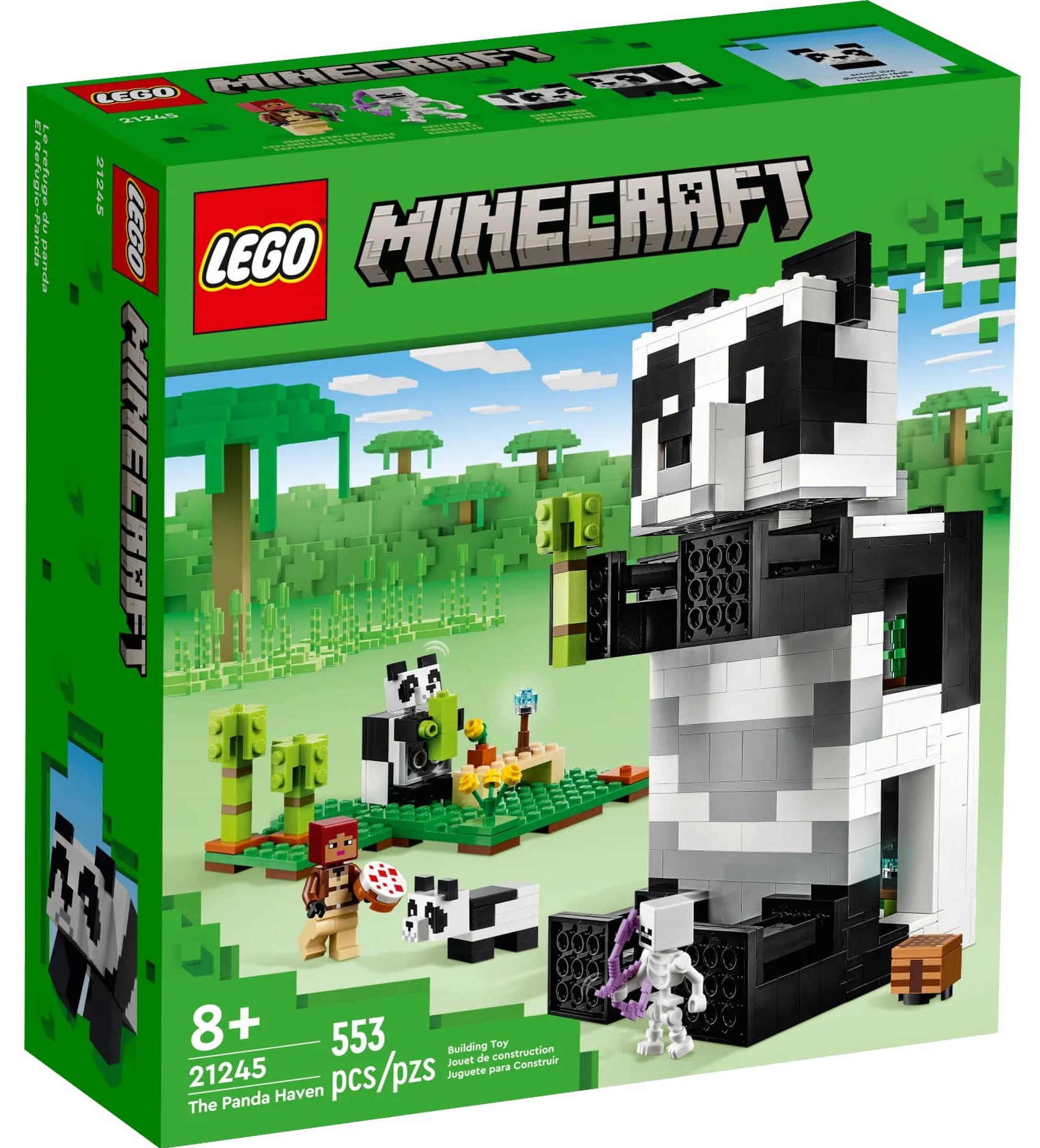 LEGO 21245 Minecraft квартира панди