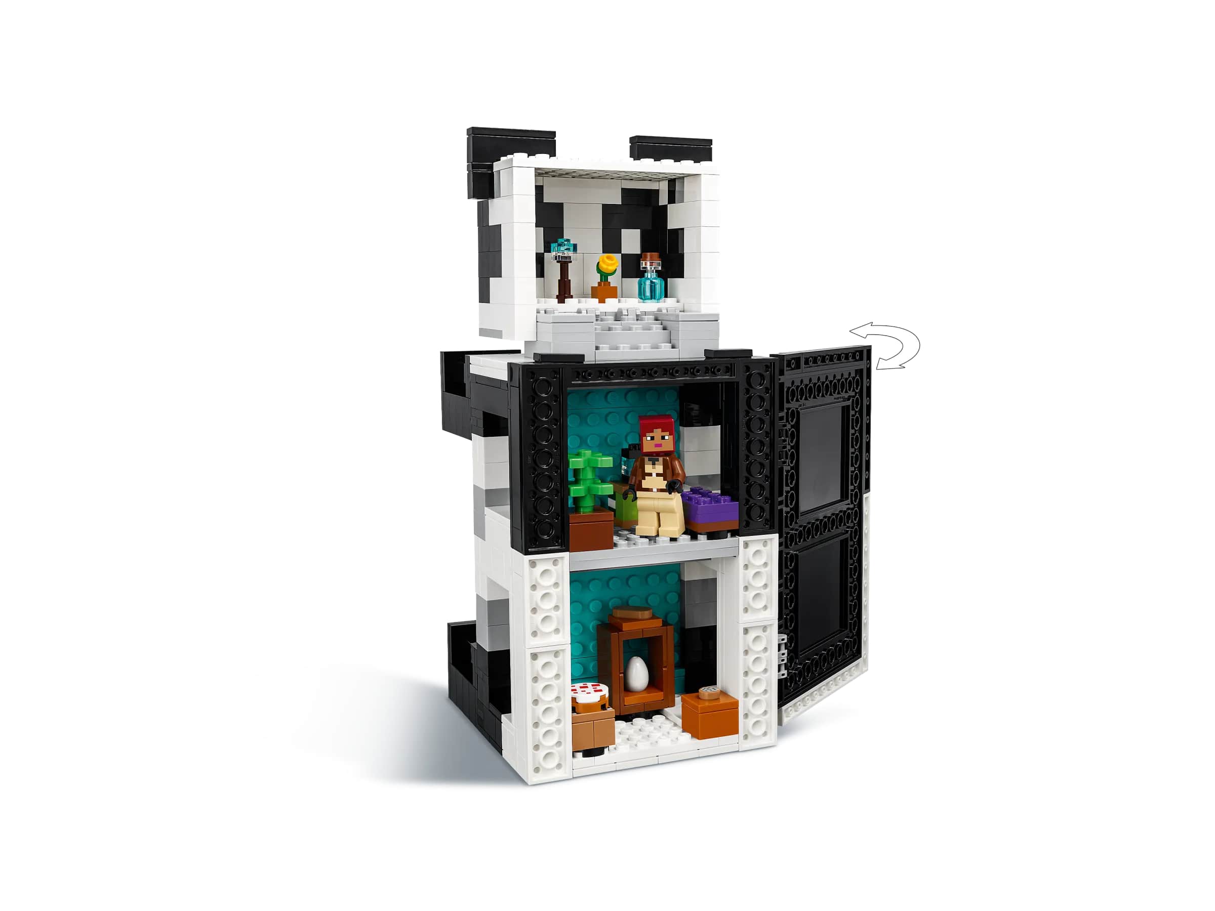 LEGO 21245 Minecraft квартира панди