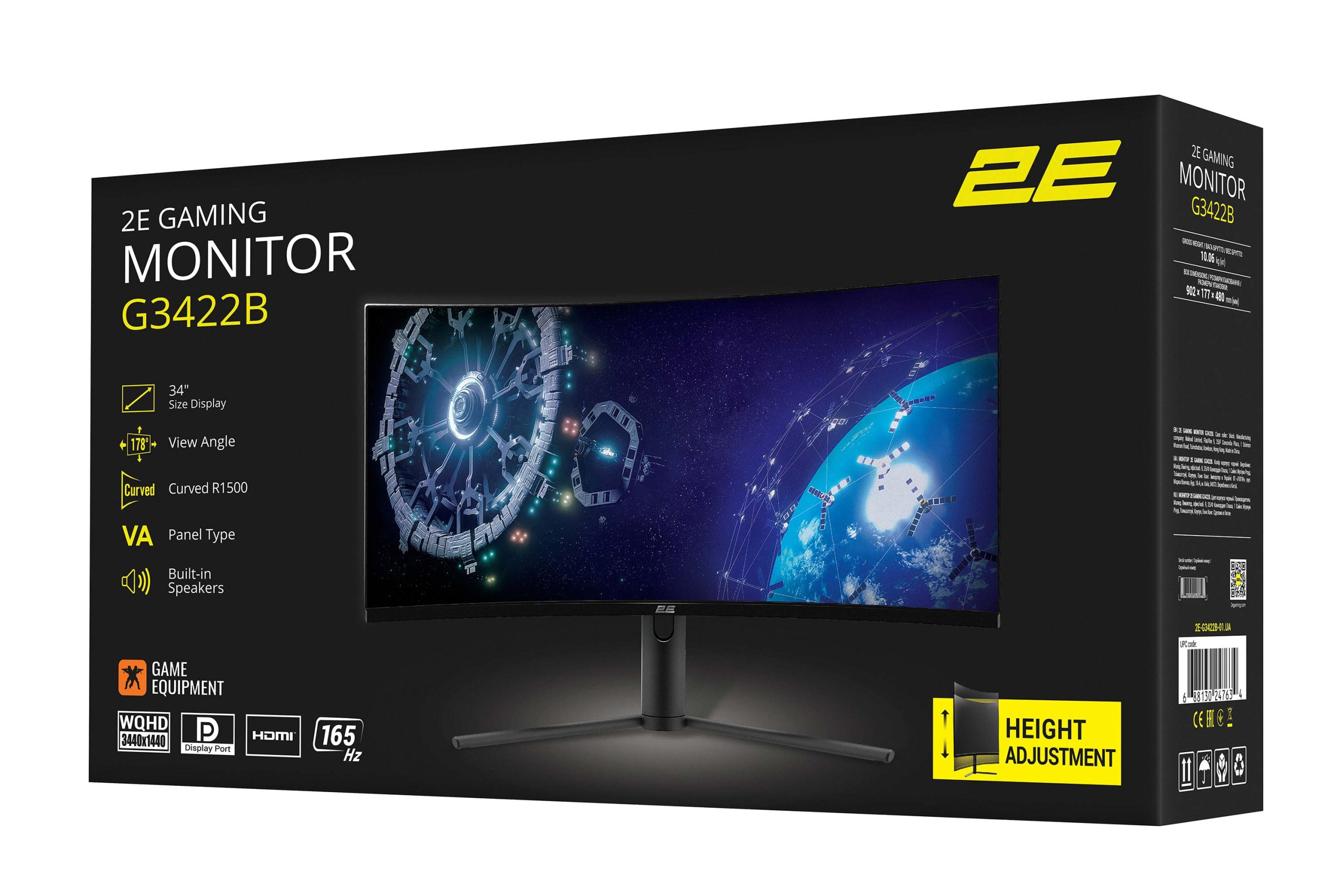 Монітор 34" 2E GAMING G3422B (2E-G3422B-01.UA)