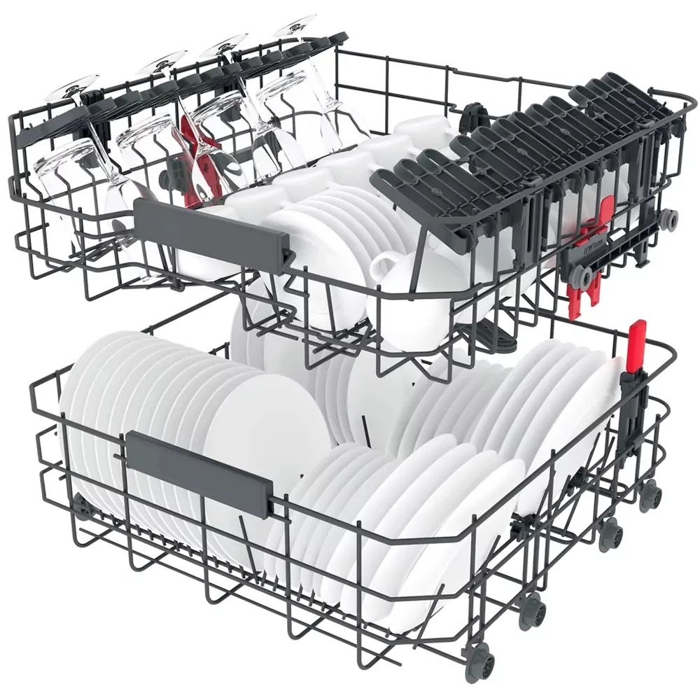 Посудомийна машина Whirlpool вбудована, 14компл., A+++, 60см, дисплей, 3й кошик, білий