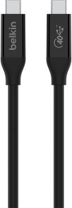 Кабель Belkin Type-C – Type-C 0.8m Black (INZ001BT0.8MBK)