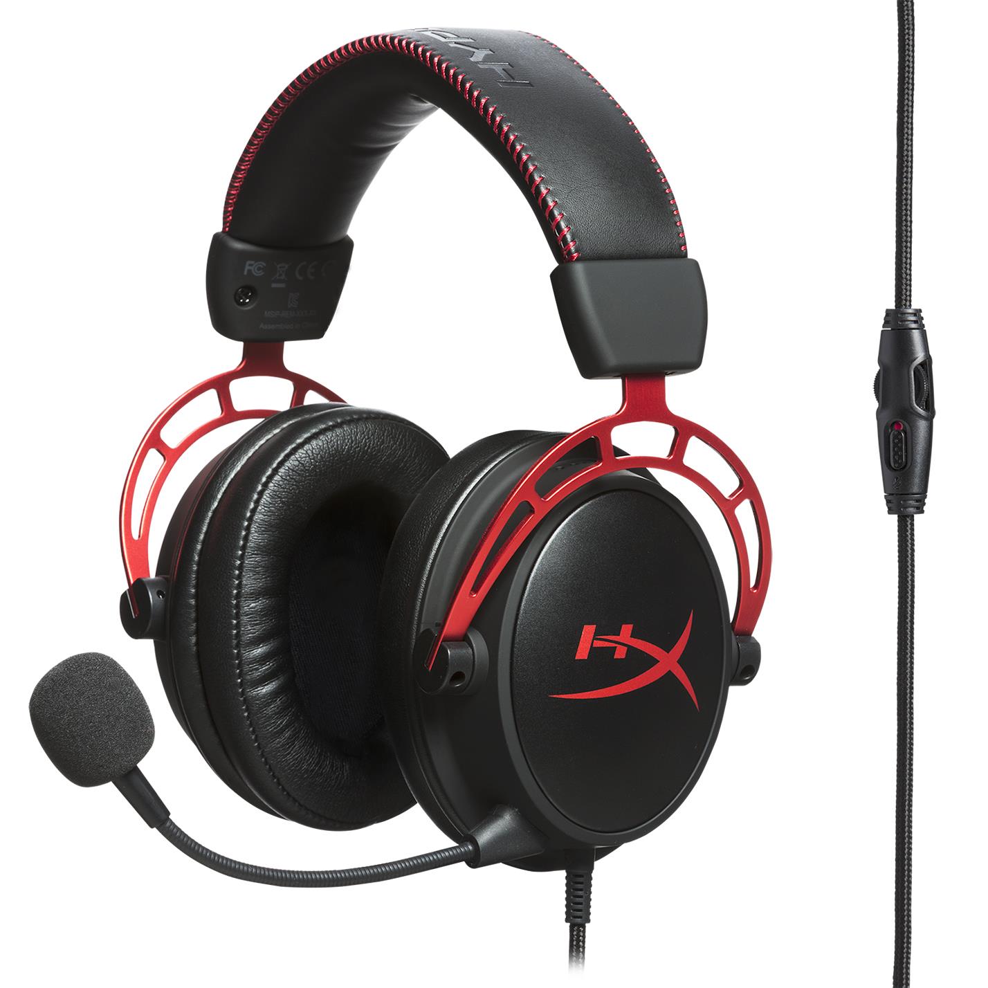 Ігрова гарнітура HyperX Cloud Alpha WL, Black/Red (4P5D4AA)