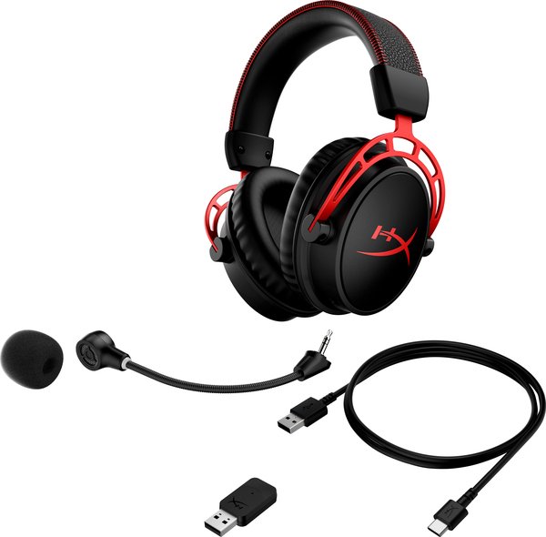 Ігрова гарнітура HyperX Cloud Alpha WL, Black/Red (4P5D4AA)