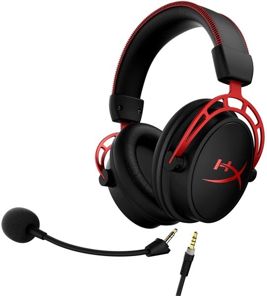 Ігрова гарнітура HyperX Cloud Alpha WL, Black/Red (4P5D4AA)