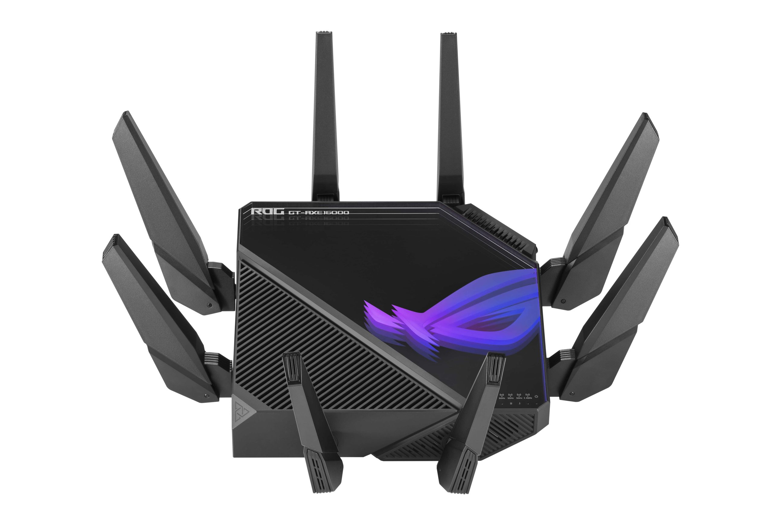 Маршрутизатор ASUS AXE16000 Wi-Fi 6E 4xGE LAN 1x2.5GE WAN 2x10GE LAN/WAN 1xUSB3.2 1xUSB2.0 MU-MIMO OFDMA MESH gaming