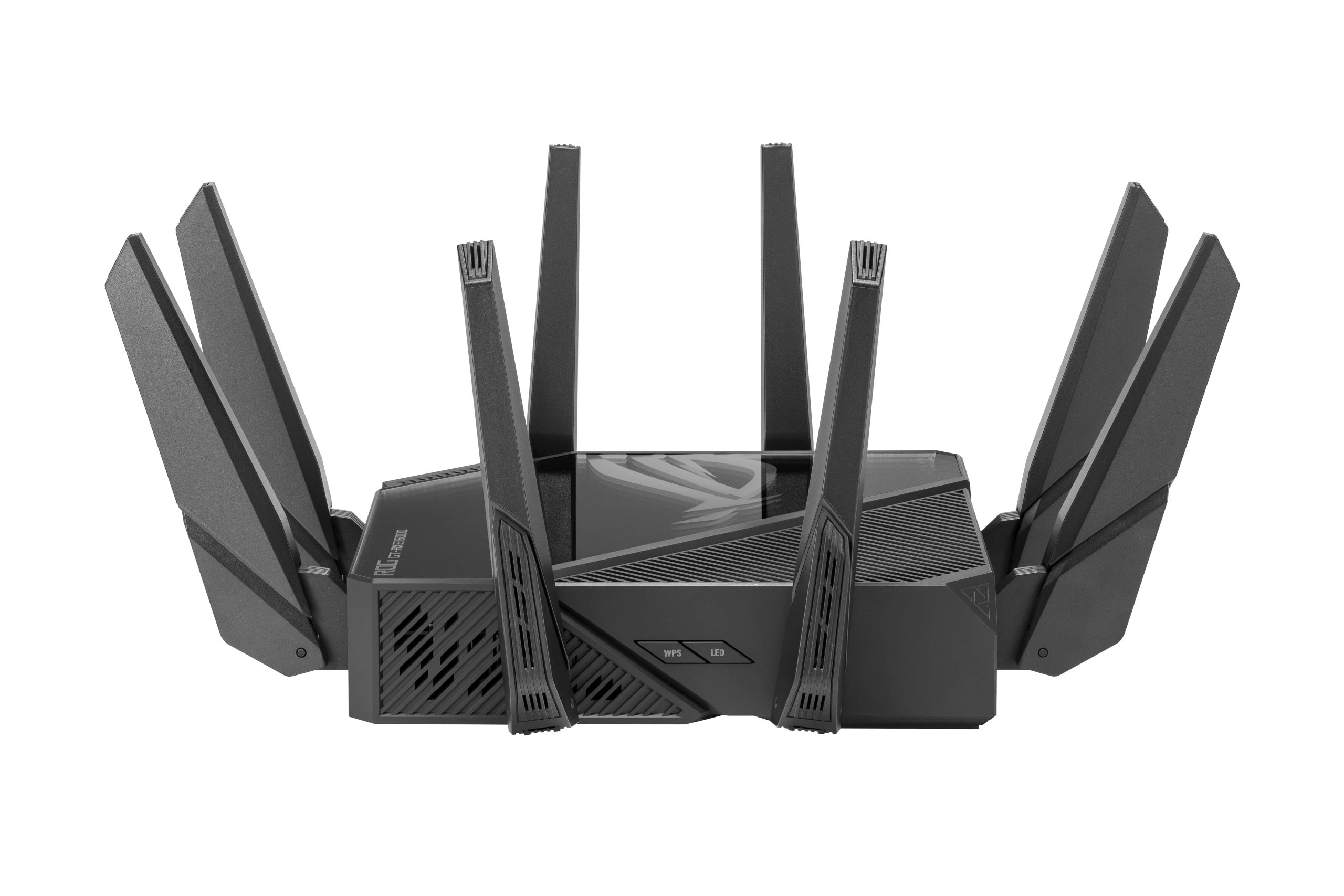 Маршрутизатор ASUS AXE16000 Wi-Fi 6E 4xGE LAN 1x2.5GE WAN 2x10GE LAN/WAN 1xUSB3.2 1xUSB2.0 MU-MIMO OFDMA MESH gaming