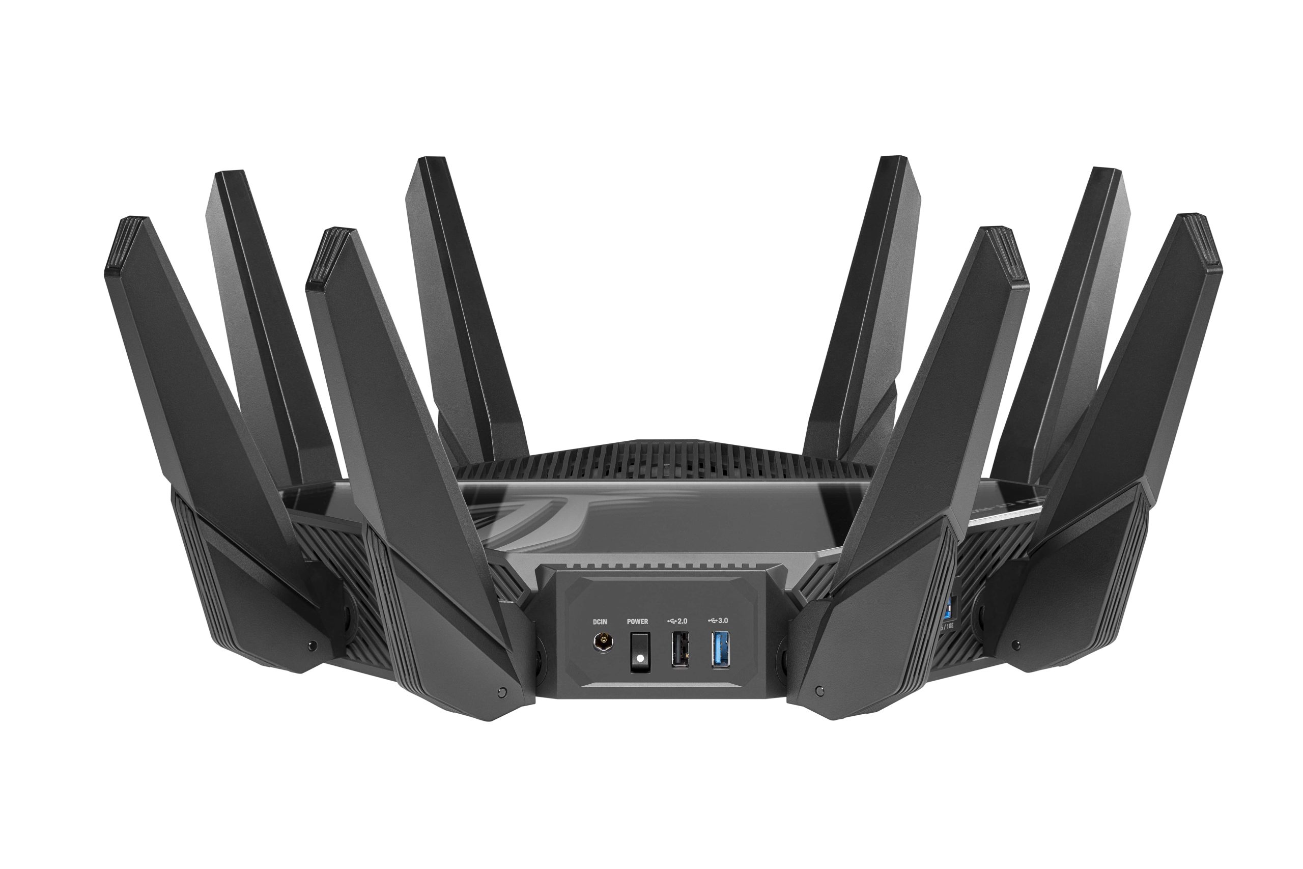 Маршрутизатор ASUS AXE16000 Wi-Fi 6E 4xGE LAN 1x2.5GE WAN 2x10GE LAN/WAN 1xUSB3.2 1xUSB2.0 MU-MIMO OFDMA MESH gaming