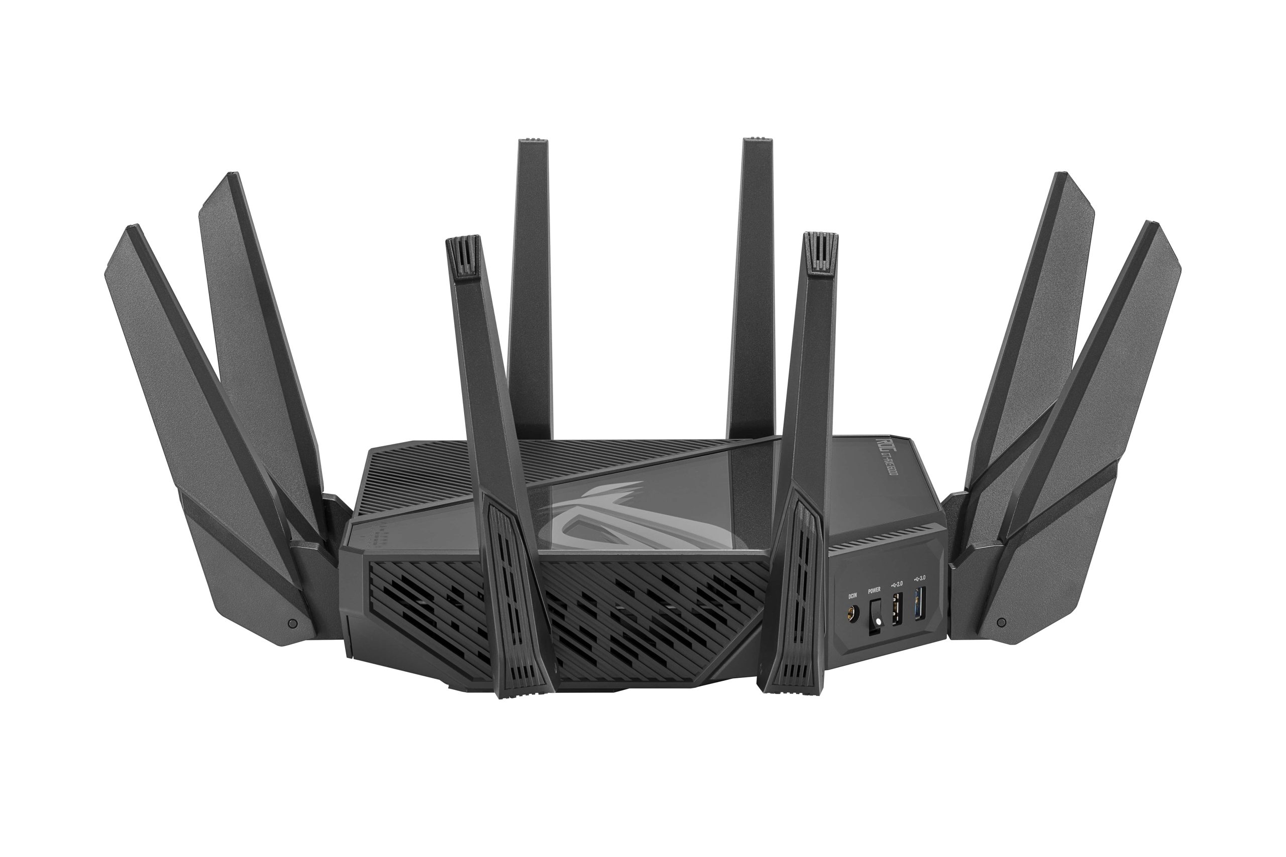 Маршрутизатор ASUS AXE16000 Wi-Fi 6E 4xGE LAN 1x2.5GE WAN 2x10GE LAN/WAN 1xUSB3.2 1xUSB2.0 MU-MIMO OFDMA MESH gaming