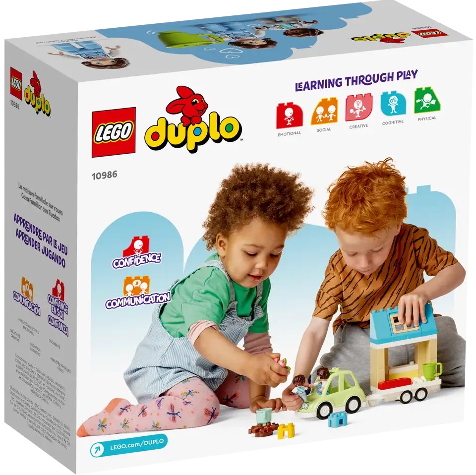 LEGO 10986 DUPLO Town Сімейний будинок на колесах