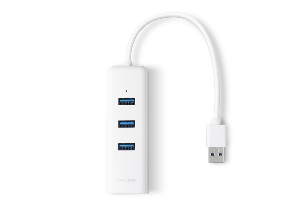 Мережевий адаптер TP-LINK UE330 1xGE, 3xUSB3.0, USB3.0