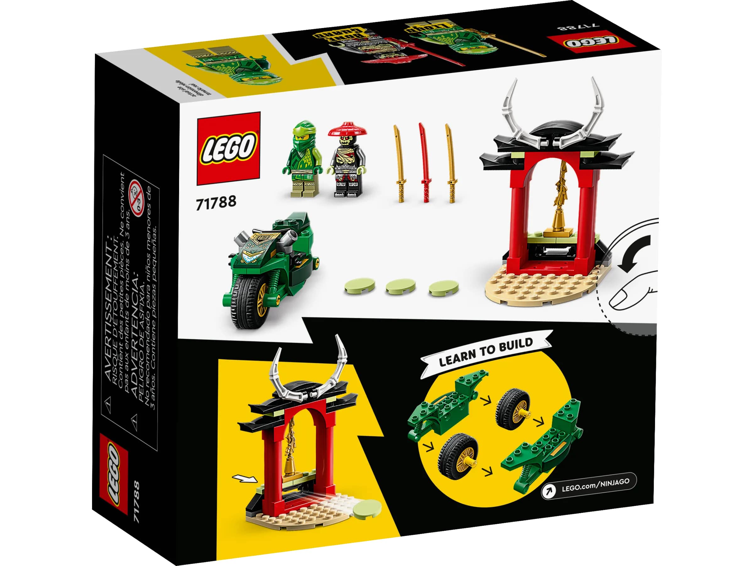 LEGO 71788 Ninjago Дорожній мотоцикл ніндзя Ллойда